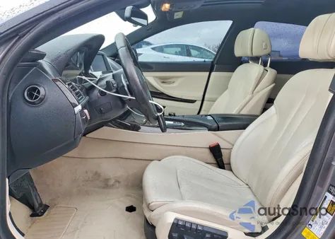 2014 BMW 650 I Gran Coupe z USA, uszkodzony, nr VIN WBA6B2C54ED129329